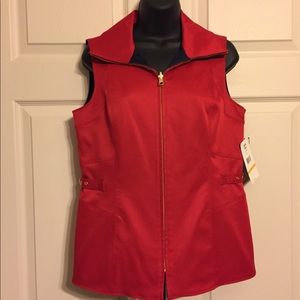 Sharon Young Reversible Vest  size small NWT